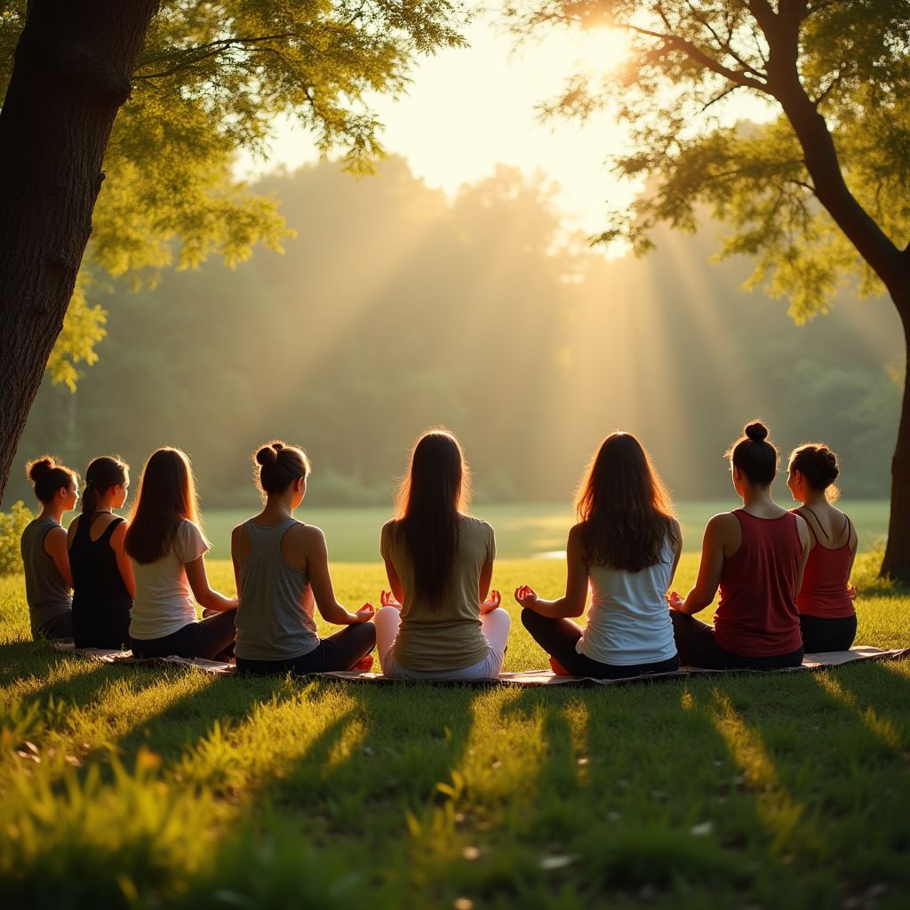 Meditation im Freien